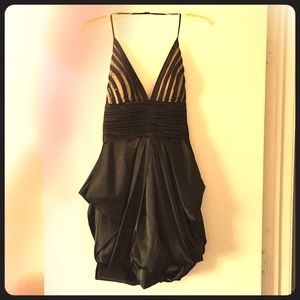 Halter cocktail dress
